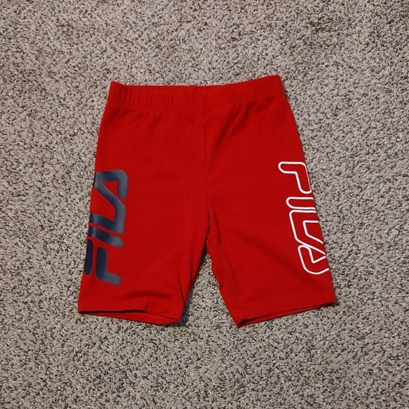 Fila Red Athletic Shorts - Picture 1 of 7